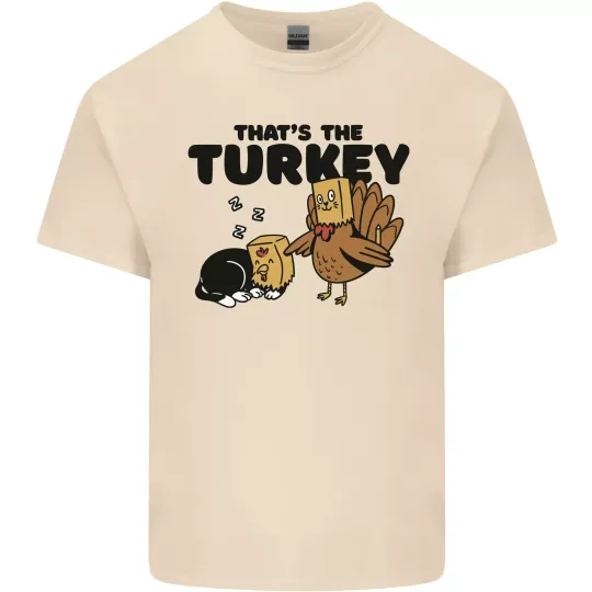 Discover Thanksgiving Christmas Turkey Cat Men's