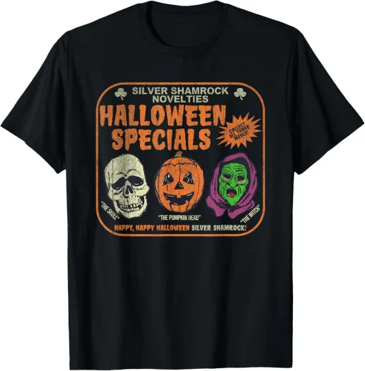Silver Shamrock Halloween T-Shirt