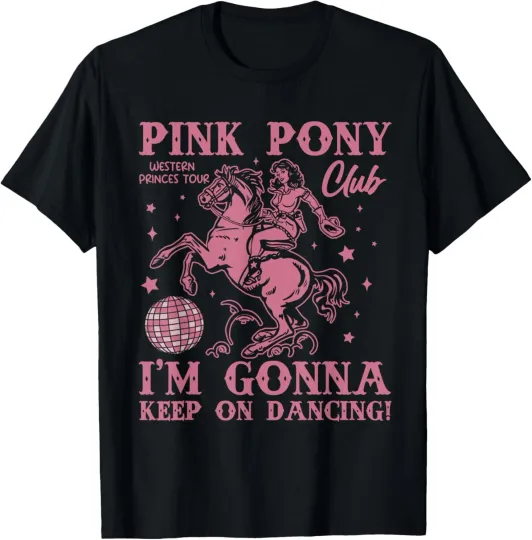 Discover Cute Pink Girl Pony Club T-Shirt for Dancing