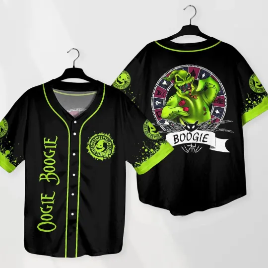 Discover Nightmare Before Baseball Jersey Monster Baseball Jersey Horror Character Jersey