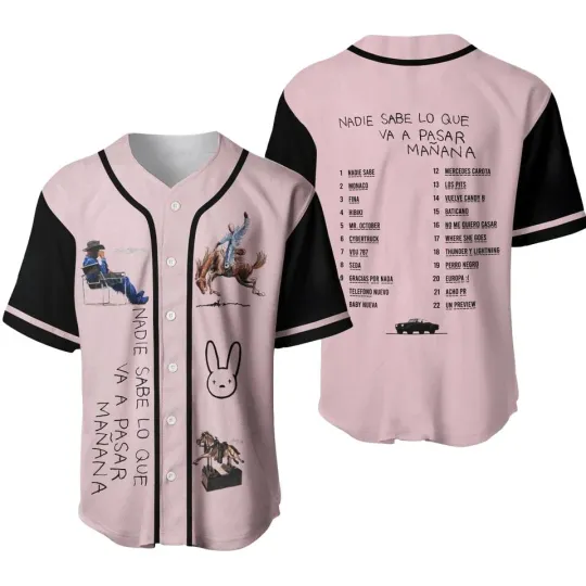 Bad Bunny Baseball Jersey – Cool Concert and Everyday Wear