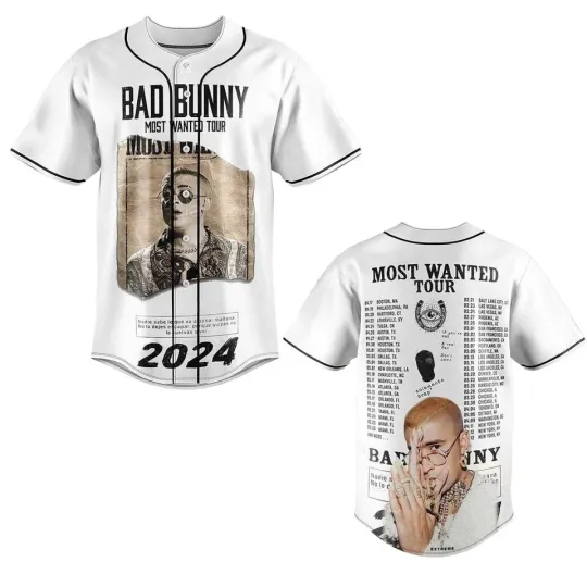 Discover Bad Bunny Baseball Jersey