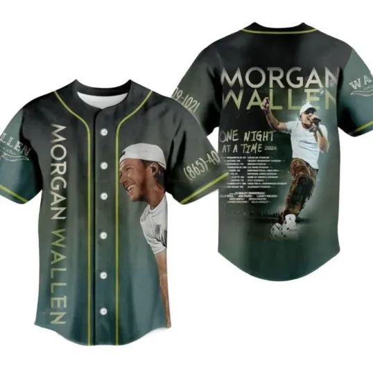 Discover Wallen Western Baseball Jersey, Western Country Music Tour Jersey for Men