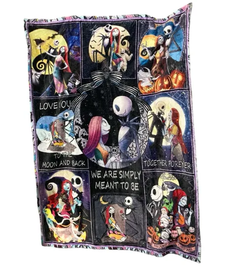 NEW Disney Nightmare Before Christmas Fleece Throw - Kids’ Size
