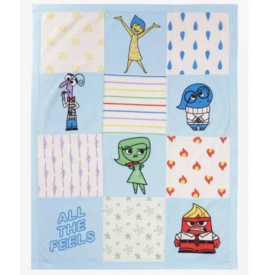Discover Disney Pixar Inside Out, Disney Pixar Inside Out Fleece Blanket