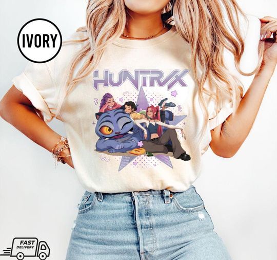 Discover Kpop Huntrix Comfort Colors Shirt, Kpop Demon Hunters Shirt, Kpop Huntrix Tee, Mira