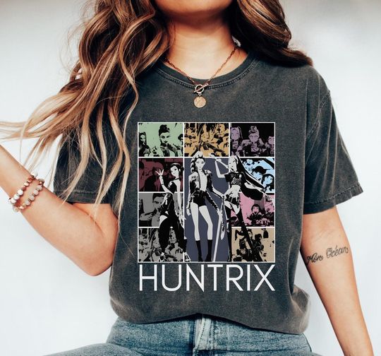 Discover Kpop Demon Hunters Shirt, Huntrix Girl Band Shirt, Kpop Idol Group Shirt, Mira Tee