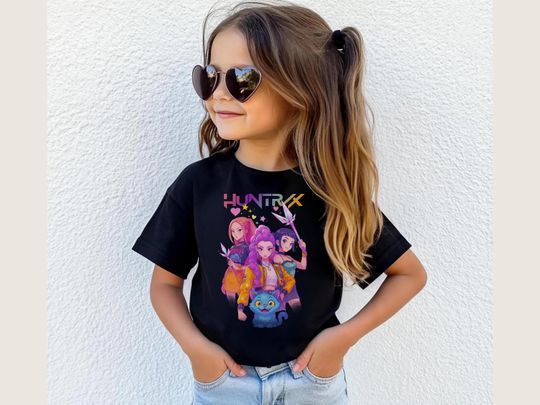 Discover Kpop Demon Hunter Shirt, Halloween Birthday Christmas Gift, Anime Kpop Fan T-Shirt