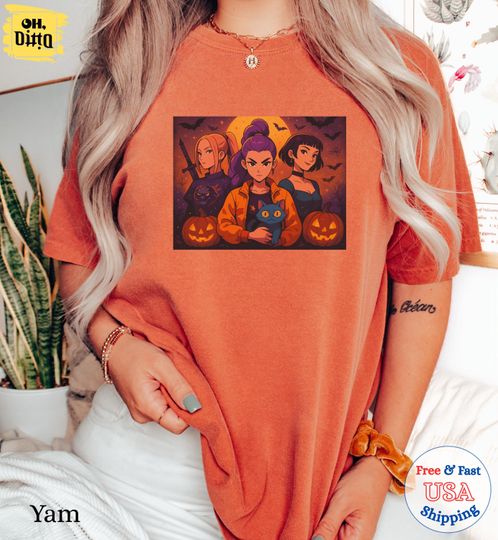 Discover Huntrix Girl Halloween T-Shirt, Spooky Season Shirts, Kpop Mira Shirt