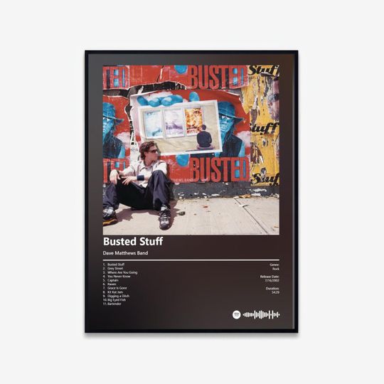 Discover Dave Matthews Band - Busted Stuff Album Art Poster | Wall Art