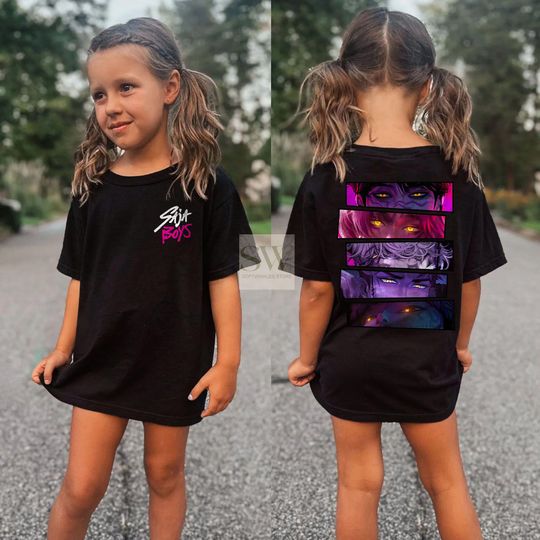 Discover Saja Boys 2 Slide Shirt, Saja Boys Boy Band Shirt, Kpop Demon Inspired Movie Shirt