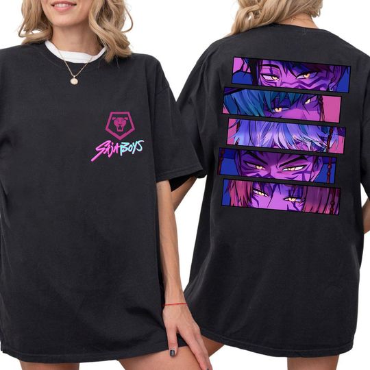 Discover Comfort Colors Saja Boys 2 Slide Shirt, Saja Boys Boy Band Shirt, Kpop Demon Inspired Movie Tee