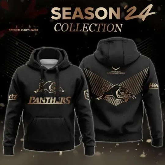 Discover NRL Penrith Panthers Gold Hoodie