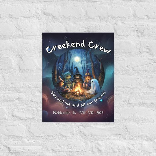 Ghosts and Aliens Matte Poster, Dave Matthews Band Wall Art | Creekend Crew 2025
