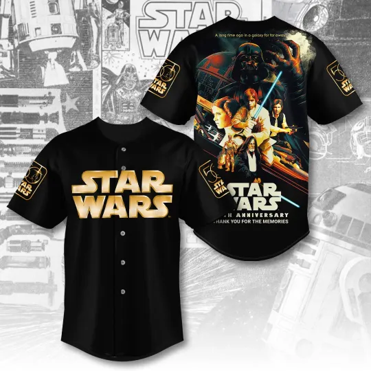 Star Wars Baseball Jersey – Casual Streetwear Outfit for Movie Fans