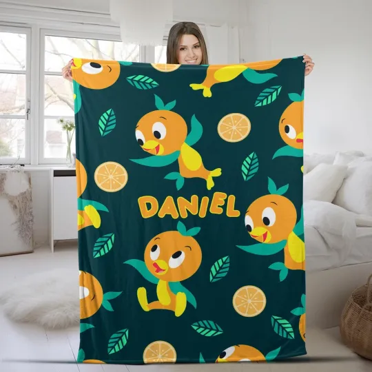 Orange Bird Blanket, Disney Orange Bird, Disney Blanket, Sunshine Tree Terrace,