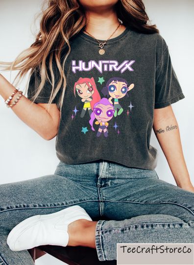 Kpop Demon Hunters Comfort Shirt, Jinu Manga Tee, Kpop Huntrix Pin Shirt
