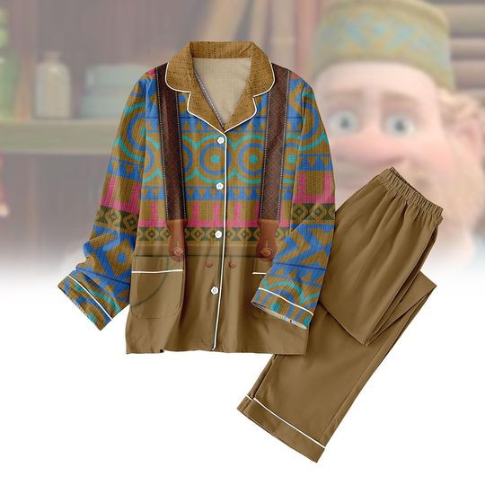 Discover Oaken Shopkeeper Cosplay Pajamas Set, Disney Frozen Women Pajamas, Halloween Matching Family Pajamas, Halloween Costume Sleepwear