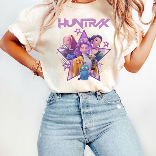 Discover Kpop Demon Hunters Shirt, Jinu Manga Shirt, Kpop idol group Shirt, Kpop Huntrix Shirt, Demon Hunter Merch, Saja Girls Fan Shirt, Kpop Shirt