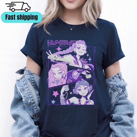 Discover T shirt huntrix, kpop demon hunter, huntrix t shirt, Kpop demon hunters