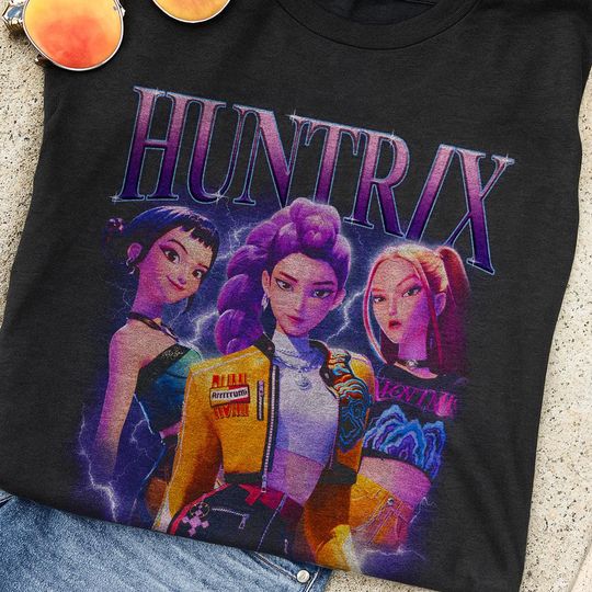Discover Comfort Colors Huntrix t Shirt, Demon Hunters Shirt, Huntrix Girls T Shirt, Mira Rumi Joey Shirt