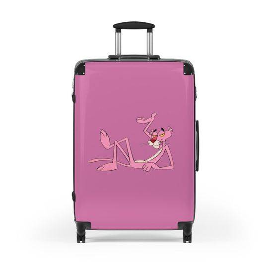 Pink Panther Suitcase | Travel Luggage, Creative Baggage