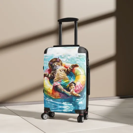 Discover Playful Cat Suitcase - Fun Travel Luggage for Cat Lovers