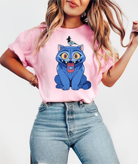 Kpop Demon Hunters Tiger Comfort T Shirt, Demon Hunter Tiger Tee, Kpop Huntrix Pin Shirt