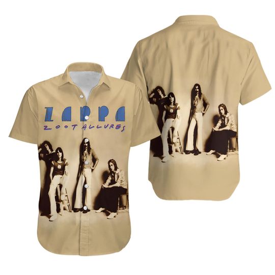 Frank Zappa Zoot Allures 1976 Album Hawaiian Shirt