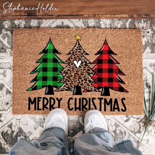 Tis The Season Christmas Doormat, Christmas Doormat