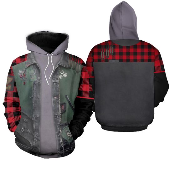 Zed Zombies 4 Cosplay Hoodie Jogger, Disney Zombies 4 Costume Hoodie, Zed Necrodopolis Costume Hoodie, Zombies Zed Cosplay Shirt