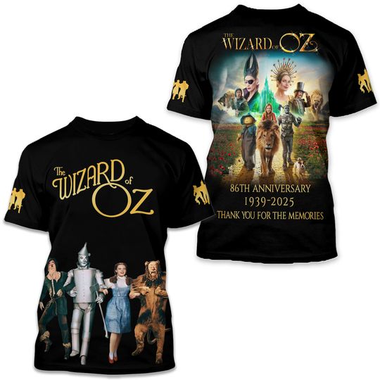 Wizard Of Oz 86th anniversary tour 2025 T-shirt