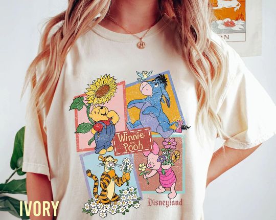 Vintage Winnie the Pooh Shirt, Retro Disney Pooh Bear Shirt, Disney Trip Shirt, Pooh Bear and Friends Shirt, Disneyland Shirt