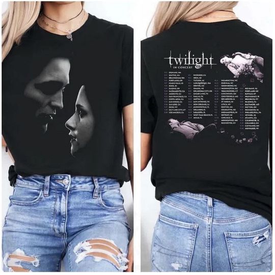 Discover Vintage Twilight Tour 2025 Shirt 2 Sided, Twilight in Concert Shirt
