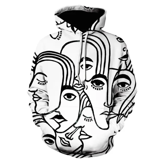 Discover Men's 3D Hoodie Pullover Hooded Sweatshirt