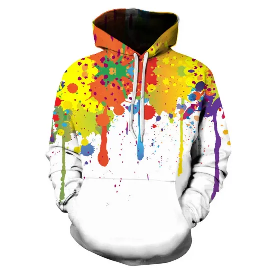 Colorful Painting 3D Print Hoodie Sweatshirt for Women and Men