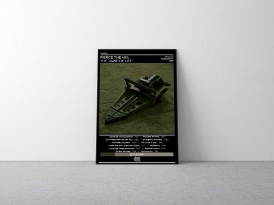 Pierce the Veil Poster | The Jaws of Life Poster | Rock Music Poster