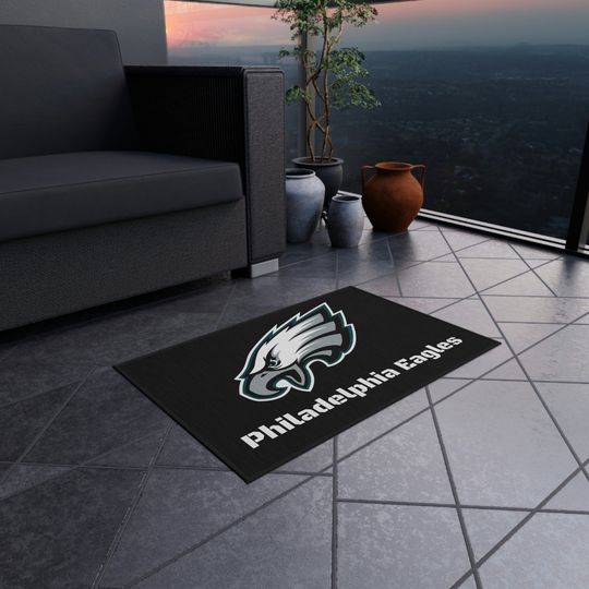 Discover Eagles Outdoor Rug | Sports Rug | Area Rug | Gift For Him
