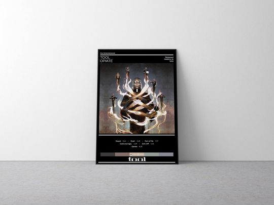 Discover Tool Poster | Opiate Poster | Rock Music Poster | Album Cover Poster | Music Poster Gift | Wall Decor | 4 Color | Print | Home Decor
