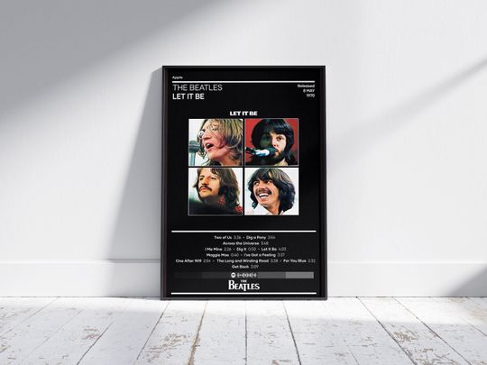 The Beatles Poster | LIB Poster | Rock Music Poster | Album Cover Poster