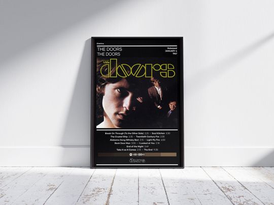 The Doors Poster | The Doors Poster | Rock Music Poster | Album Cover Poster