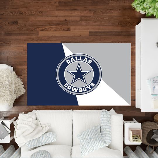 Discover American Football Rug, Dallas Cowboys, Kids Room Rug, Dallas Cowboys Rug