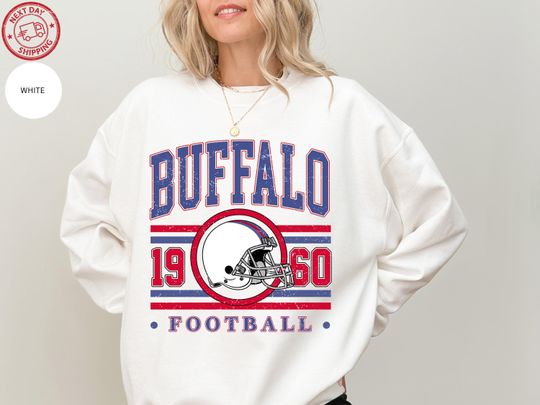 Vintage Buffalo Football Shirt, Buffalo Bills Sweatshirt, Football Mom Shirt, Game Day Sweatshirt, Football Season Apparel