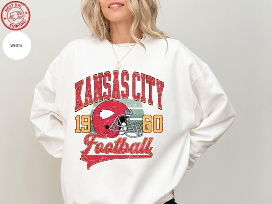 Vintage Kansas City Chiefs Football Sweatshirt