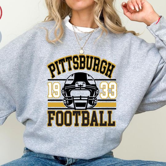 Discover Vintage Pittsburgh Football Sweatshirt