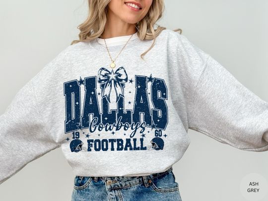 Vintage Dallas Cowboys Sweatshirt, Dallas Graphic Football Shirt, Football Mom Shirt, Game Day Shirt
