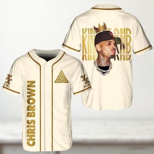 Discover King Chris Brown Breezy Bowl XX Baseball Jersey, Chris Brown Tour Jersey Shirt, Breezy Bowl XX Baseball Shirt