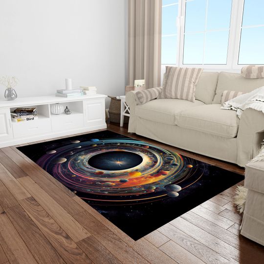 Discover Galaxy Rug, Universe Galaxy Rugs, Nebula Rug, Space Rug, Living Room Rug, Bedroom Rug
