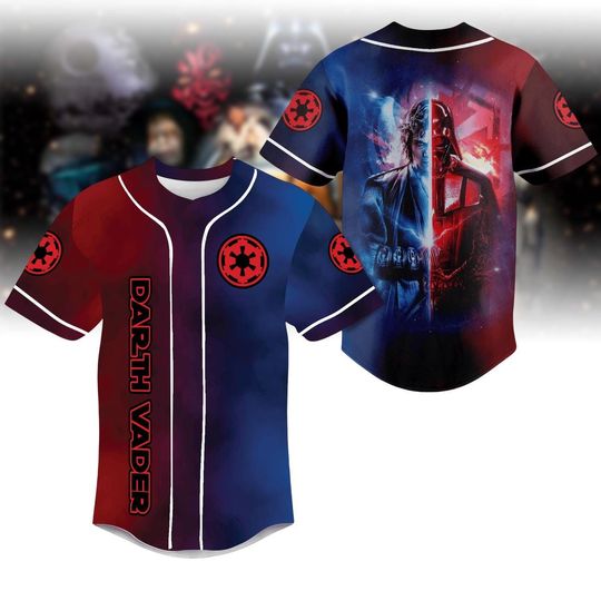 Darth Vader Episode III Baseball Jersey, Revenge of The Sith Jersey