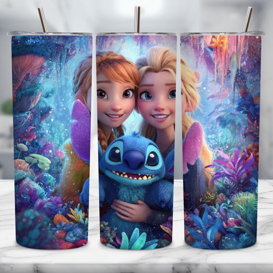 Discover Ice Princess Tumbler with Lid and Straw